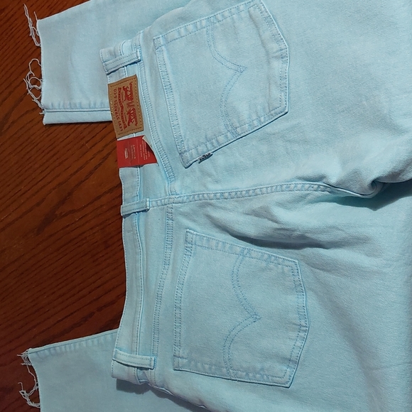 Levi's wedgie skinny jeans stonewash ice aqua - Picture 3 of 14